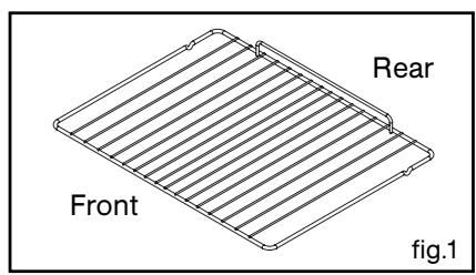 SAUTER SFE700WI - - Anti-rocking safety grid (fig.1) - 1