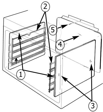 SAUTER SFE700WI - Back wall (4) - 2