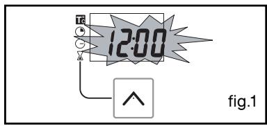 SAUTER SFE700WI - How to set the time - 1