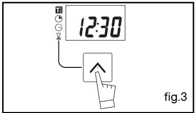SAUTER SFE700WI - How to set the time - 3