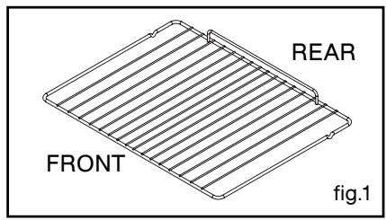 SAUTER SFE720XI - - Anti-tipping safety grid (fig.1) - 1