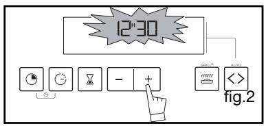 SAUTER SFE720XI - How to set the time. - 2