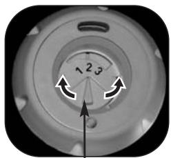 SAUTER DWS 10 FW - The rinse aid indicator light: ✱ - 1