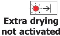 SAUTER DWS 10 FW - Extra drying option: - 2