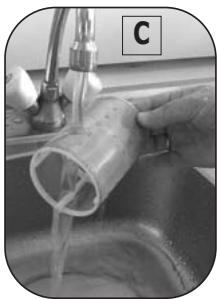 SAUTER DWS 10 FW - To re-inset the filters - 3