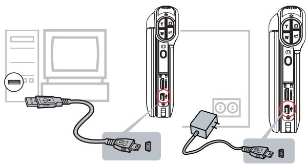 TOSHIBA P100, CAMILEO P100 - Rechargez votre batterie - 1