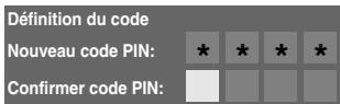TOSHIBA VL-733 - Définition du code PIN - 3