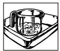 SHARP R-204 - Kein Geschirr mit Metallauflage, - 1