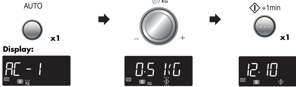 SHARP R-82FBST - AUTOMATIK-BETRIEB (PIZZA, GAR-AUTOMATIK, AUFTAU-AUTOMATIK) - 1