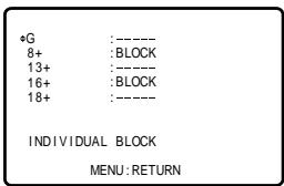 SHARP 27C240 - Parent Control (V-CHIP Operation) (Continued) - 6