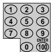 SHARP 27C240 - - To cancel the VIEW TIMER (While the TV set is OFF but the VIEW TIMER is set.) - 1