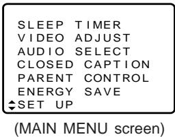SHARP 27C240 - Channel Setting - 2