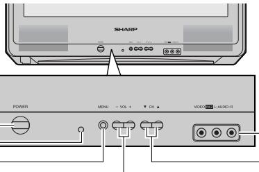 SHARP 27C240 - MENU (MENU) - 1