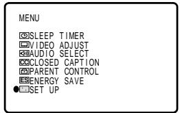 SHARP 27F541 - Channel Setting - 2