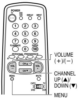 SHARP 27F541 - Set Up (Continued) - 3