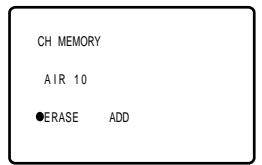 SHARP 27F541 - - Adding weak or additional channels or erasing unwanted channels from TV memory - 9