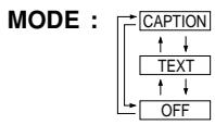 SHARP 27F541 - ● How to set CLOSED CAPTION - 9