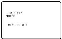 SHARP 27F541 - RESET: Resetting the ID to “\_\_\_\_” - 3