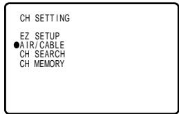 SHARP 27F541 - Channel Setting - 8