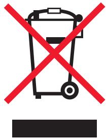 LEXMARK MX310DN,  MX410DE,  MX310 - Directive WEEE (Déchets issus d'équipements électriques et électroniques) - 1
