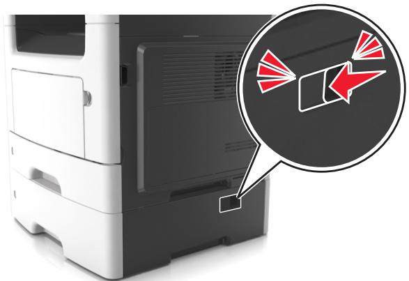 LEXMARK MX310DN,  MX410DE,  MX310 - Avant de déplacer l'imprimante - 2