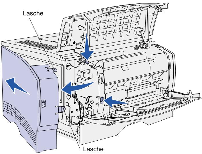 LEXMARK T420 - Entfernen der seitlichen Abdeckung - 2