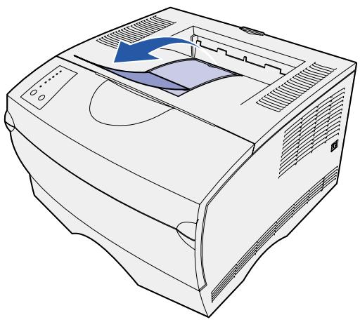 LEXMARK T420 - Anheben der Papierstütze - 1