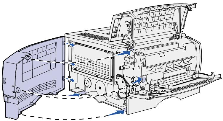 LEXMARK T420 - Wiederanbringen der seitlichen Abdeckung - 1