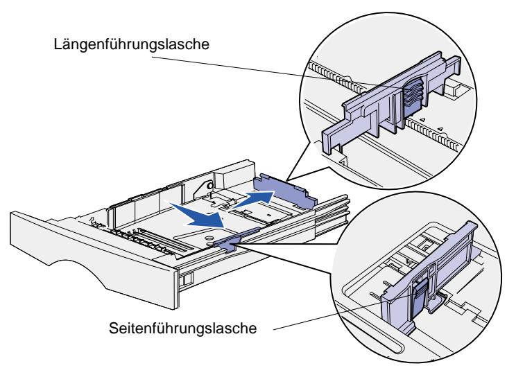 LEXMARK T420 - Einlagen von Druckmedien in die Fächer - 4