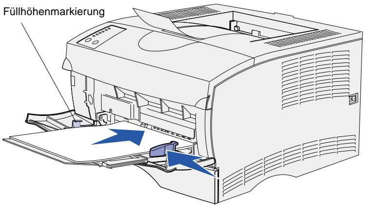 LEXMARK T420 - Hinweis: Beim Einlagen von - 1
