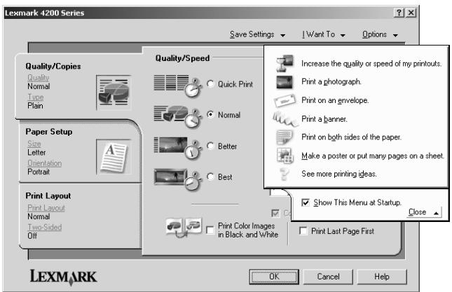 LEXMARK X4250 - Auswahl der Papiersorte und des Papierformats - 2