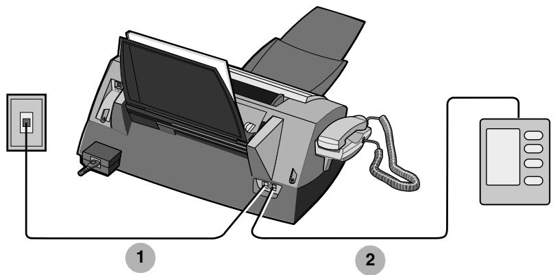 LEXMARK X4250 - Multifunktorsgerät mit Telefonhörer - 1