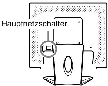 SHARP LL-172A/172G - Einschalten des Monitors - 1