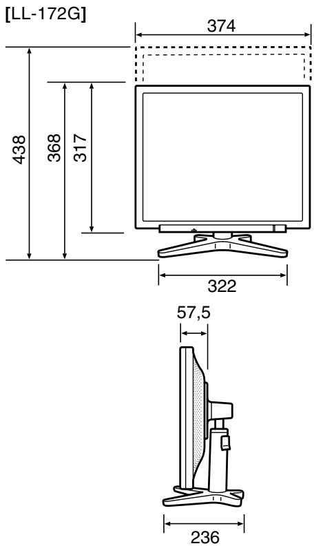 SHARP LL-172A/172G - Nota: - 1