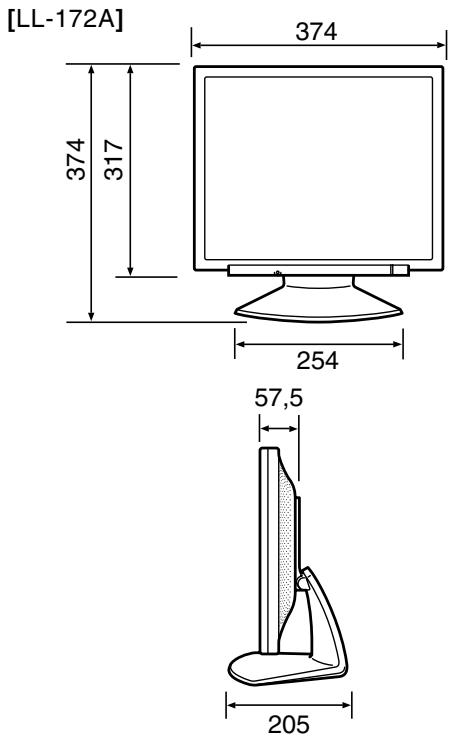 SHARP LL-172A/172G - Technische Daten - 1