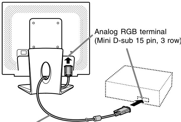 Analog RGB terminal (Mini D-sub 15 pin, 3 row)