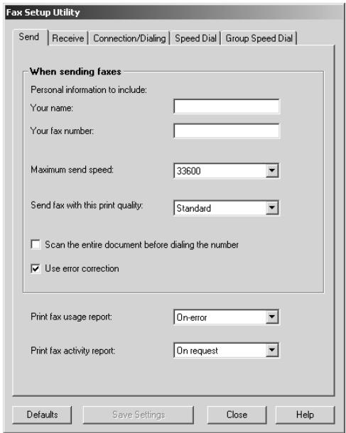 LEXMARK X4270 - Verwendendes Fax-Einstellungenprogramms - 1