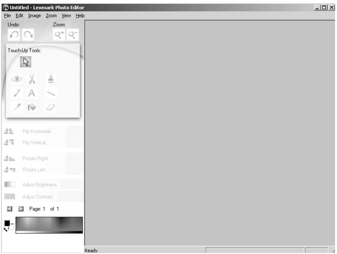 LEXMARK X4270 - Verwenden des Lexmark 4200 Series Fotoeditors - 1