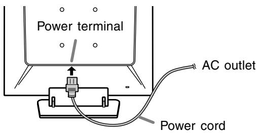 Power terminal AC outlet Power cord