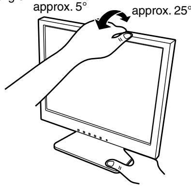 approx. 5° approx. 25°