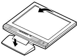 SHARP LL-T15S1 - Standing up the monitor - 1