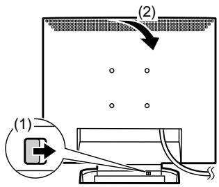 SHARP LL-T15S1 - Zusammenklappen des Monitors (zum Einpacken) - 1