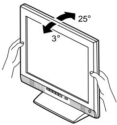 SHARP LL-T15S1 - Adjusting the monitor - 1