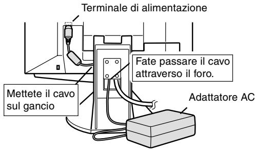 SHARP LL-T1810A - Collegamento del monitor ad una sorgente di alimentazione elettrica - 3