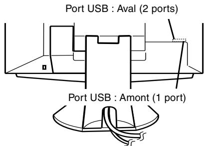 SHARP LL-T1810A - Raccordement, activation et désactivation du moniteur - 1