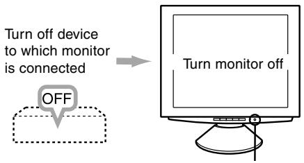 SHARP LL-T1810A - Turning the power off - 1