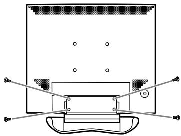 SHARP LL-T18A1 - Befestigen des Arms oder Fußes - 3