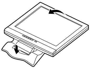 SHARP LL-T18A1 - Relevage du moniteur - 1