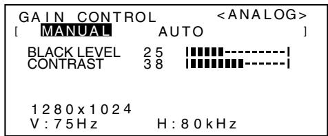 SHARP LL-T18A1 - Menu GAIN CONTROL - 1