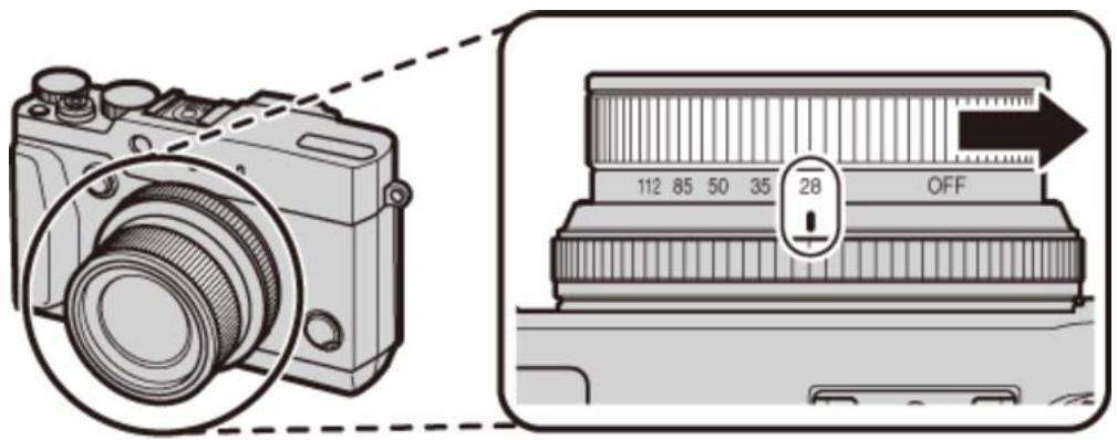 FUJIFILM X30 - Allumer et éteindre l'appareil photo - 1